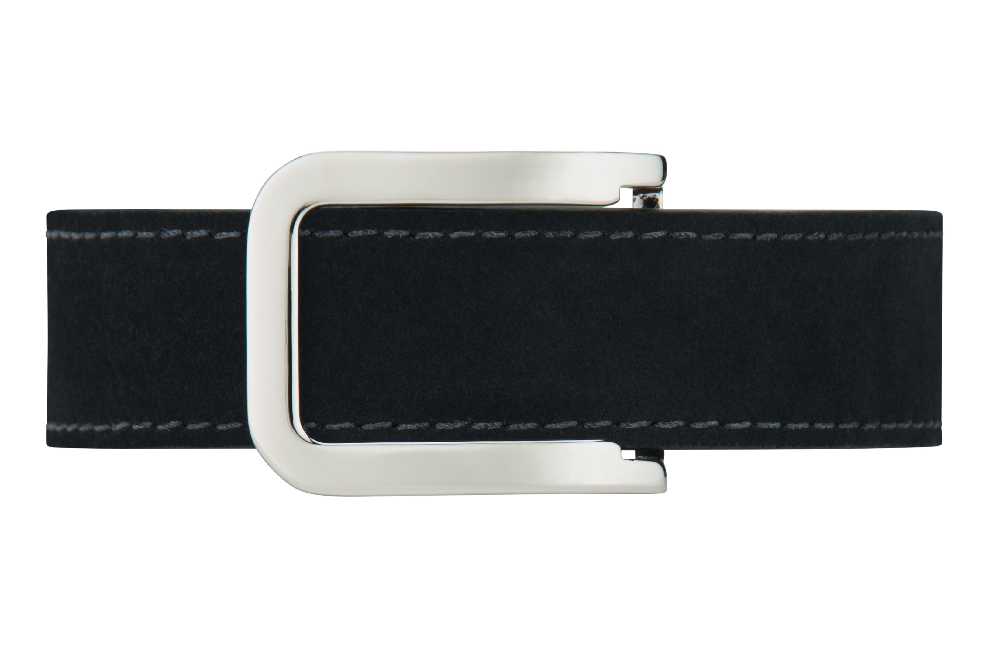 SUMMUM Suede Belt, Black main image 1