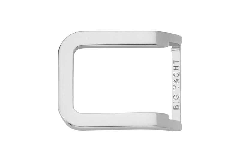 Silver Buckle- Rounded